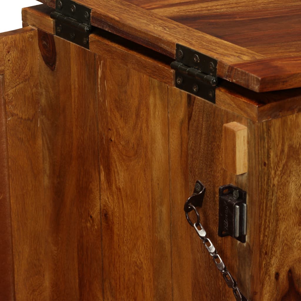 Bar Cabinet Solid Sheesham Wood 85x40x95 cm
