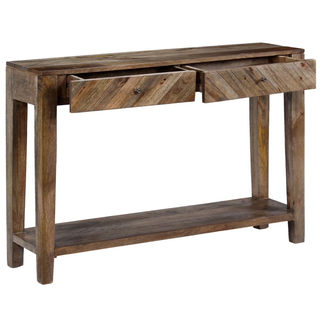 Console Table Solid Mango Wood 118x30x80 cm