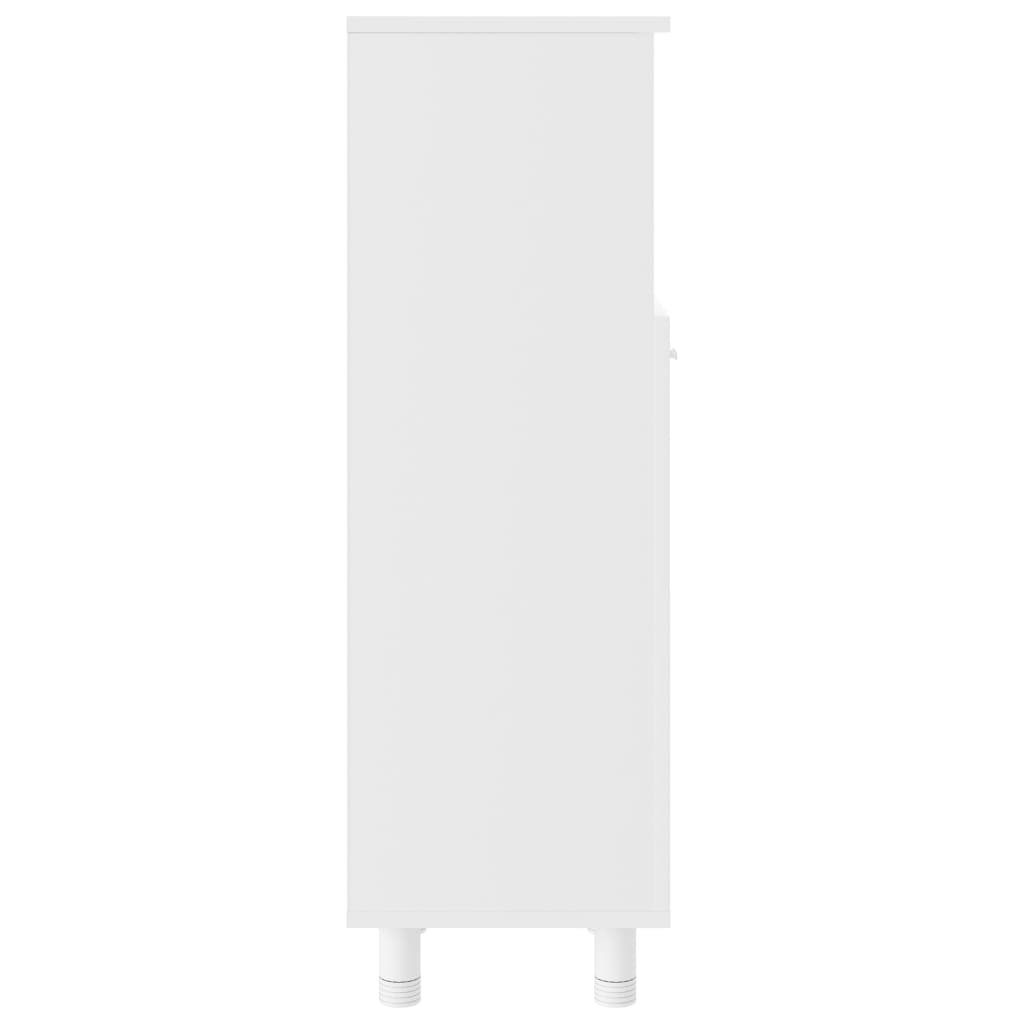 Bathroom Cabinet White 30x30x95 cm Engineered Wood