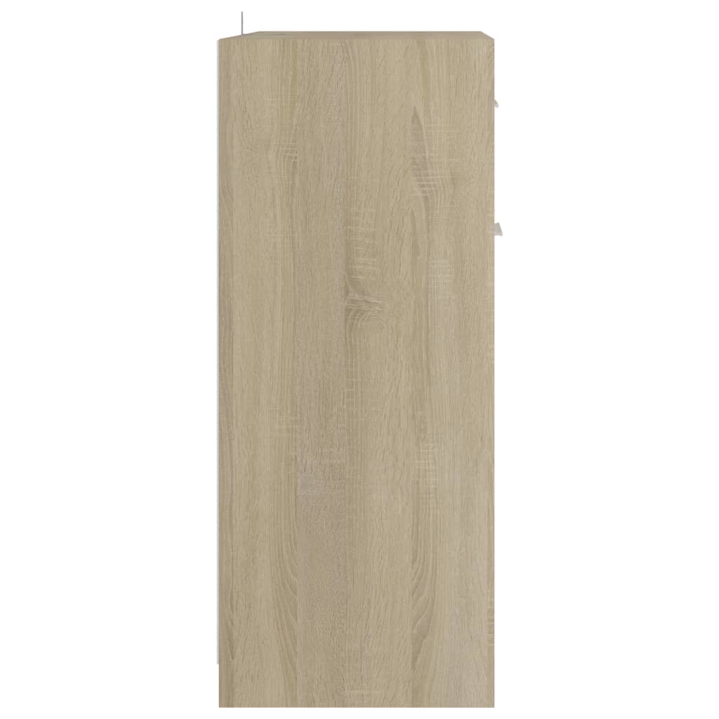 Bathroom Cabinet Sonoma Oak 60x33x80 cm Engineered Wood