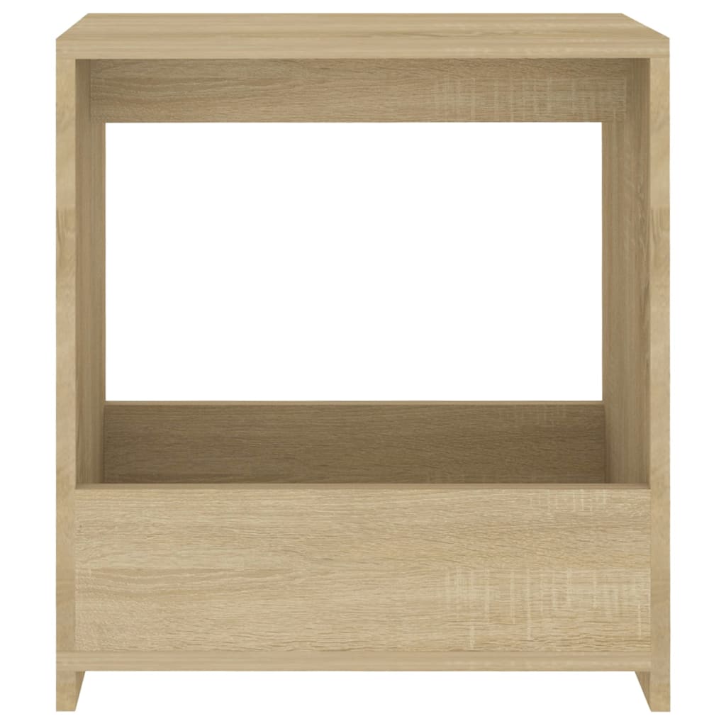 Side Table Sonoma Oak 50x26x50 cm Engineered Wood