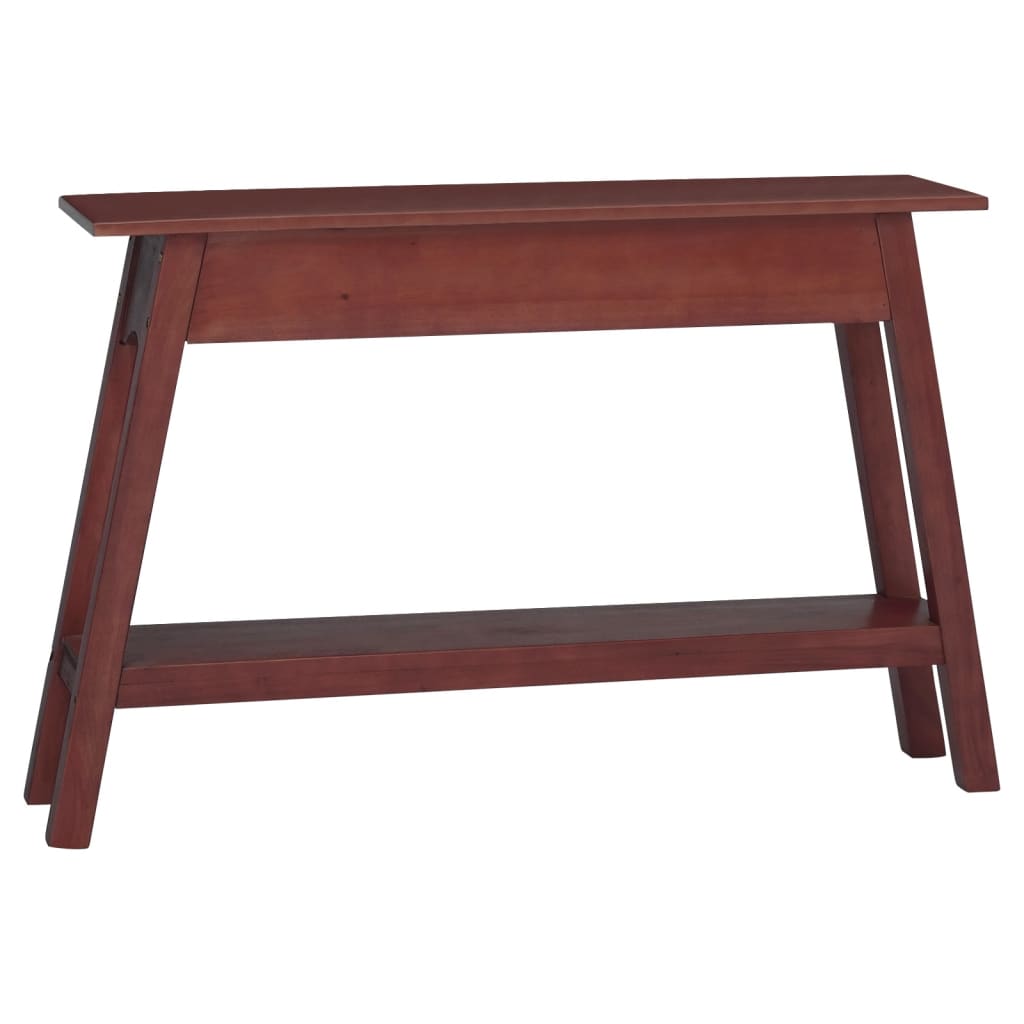 Console Table Brown 110x30x75 cm Solid Wood Mahogany