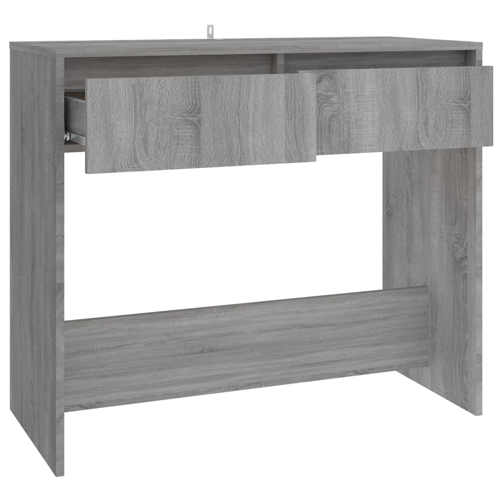 Console Table Grey Sonoma 89x41x76.5 cm Engineered Wood