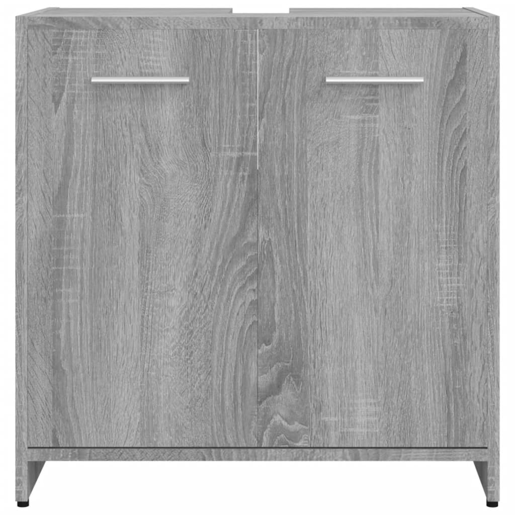 Bathroom Cabinet Grey Sonoma 60x33x60 cm Engineered Wood
