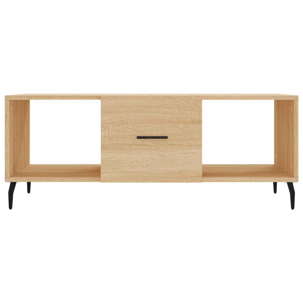Coffee Table Sonoma Oak 102x50x40 cm Engineered Wood