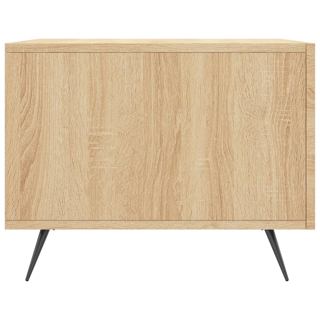 Coffee Table Sonoma Oak 50x50x40 cm Engineered Wood