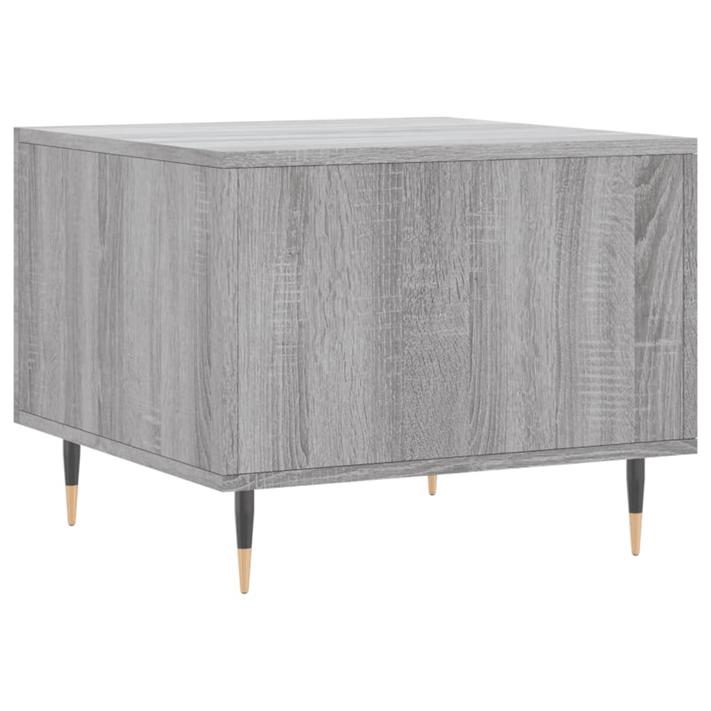 Coffee Table Grey Sonoma 50x50x40 cm Engineered Wood