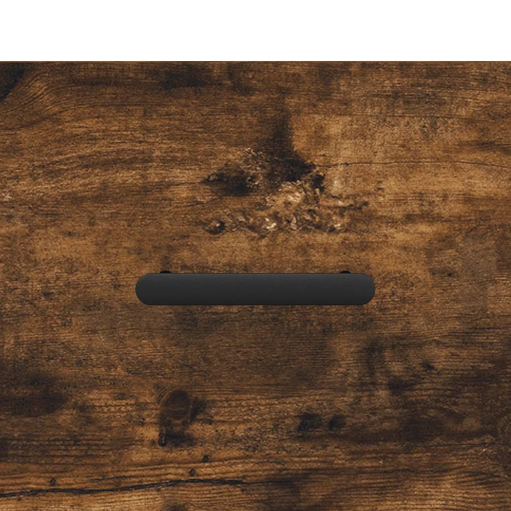 Coffee Table Smoked Oak 50x50x40 cm Engineered Wood