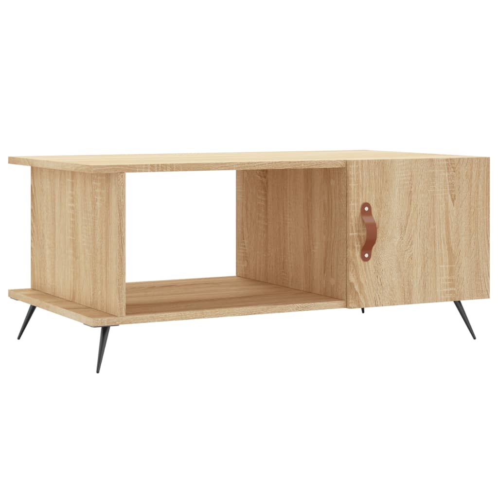 Coffee Table Sonoma Oak 90x50x40 cm Engineered Wood