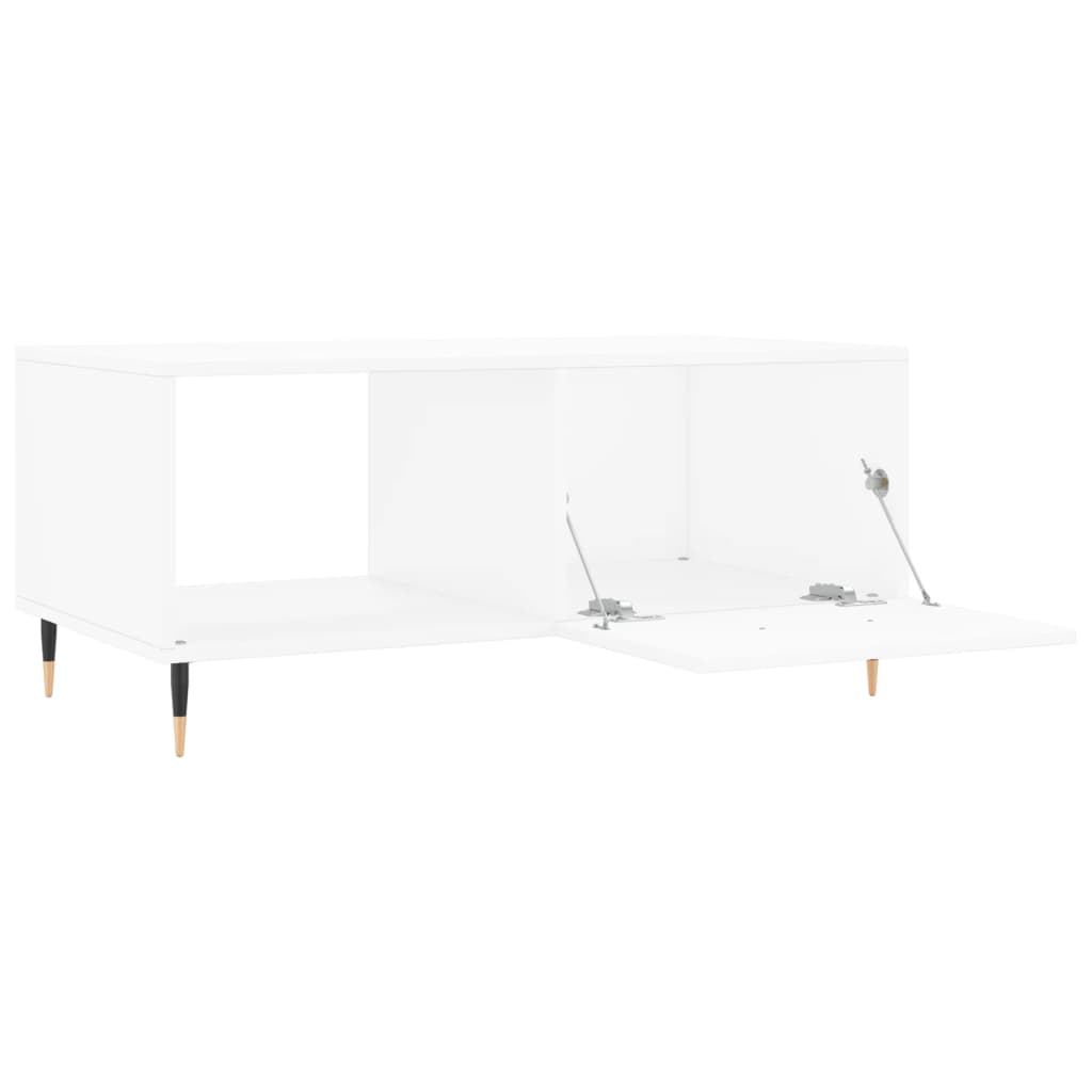 Coffee Table White 90x50x40 cm Engineered Wood