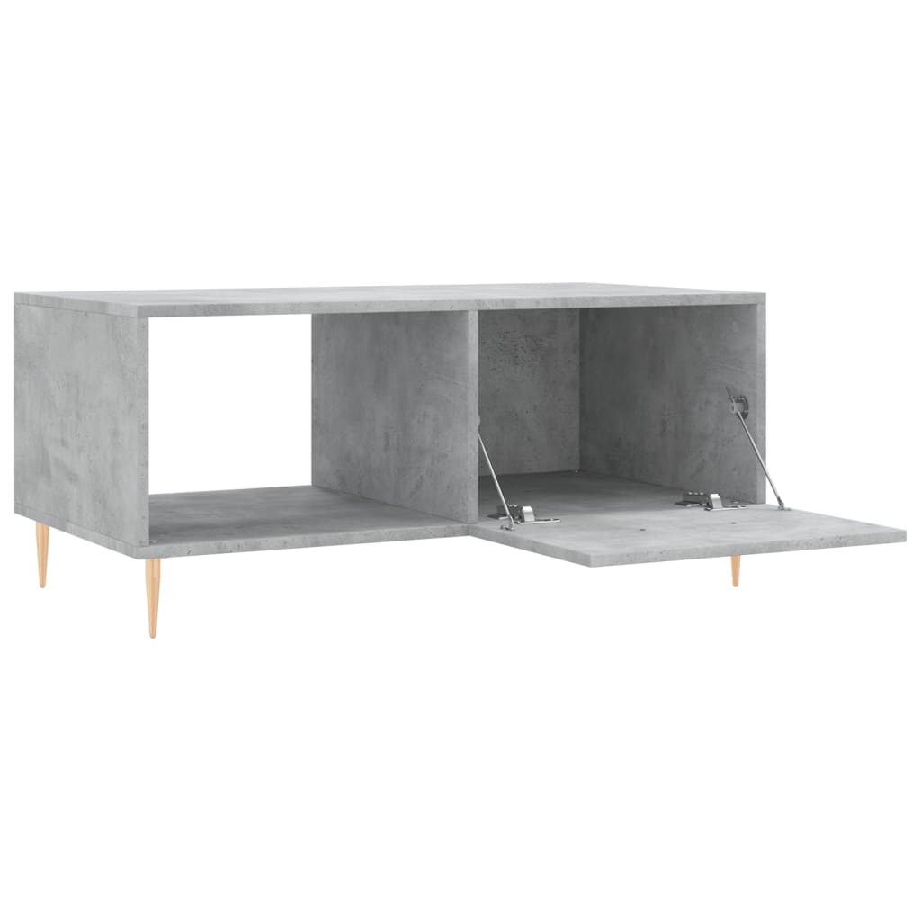 Coffee Table Concrete Grey 90x50x40 cm Engineered Wood