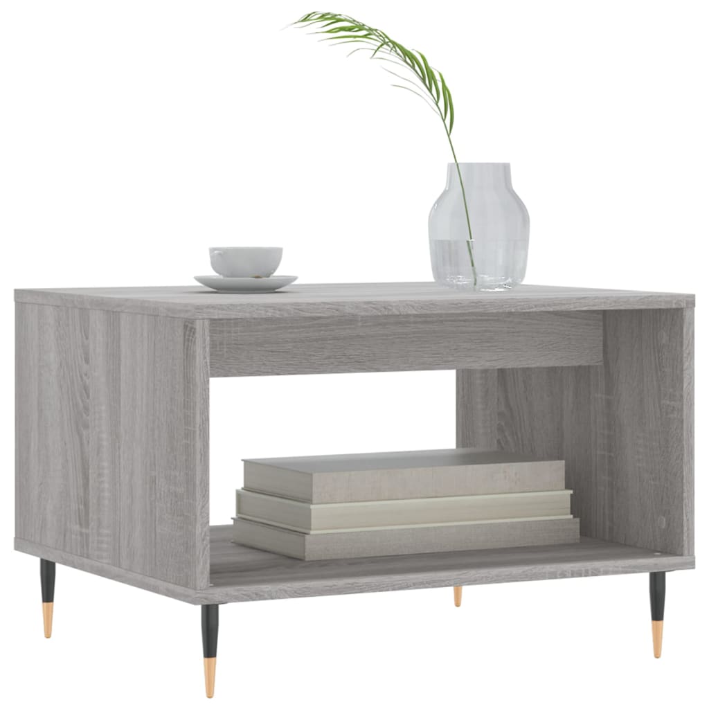 Coffee Table Grey Sonoma 60x50x40 cm Engineered Wood
