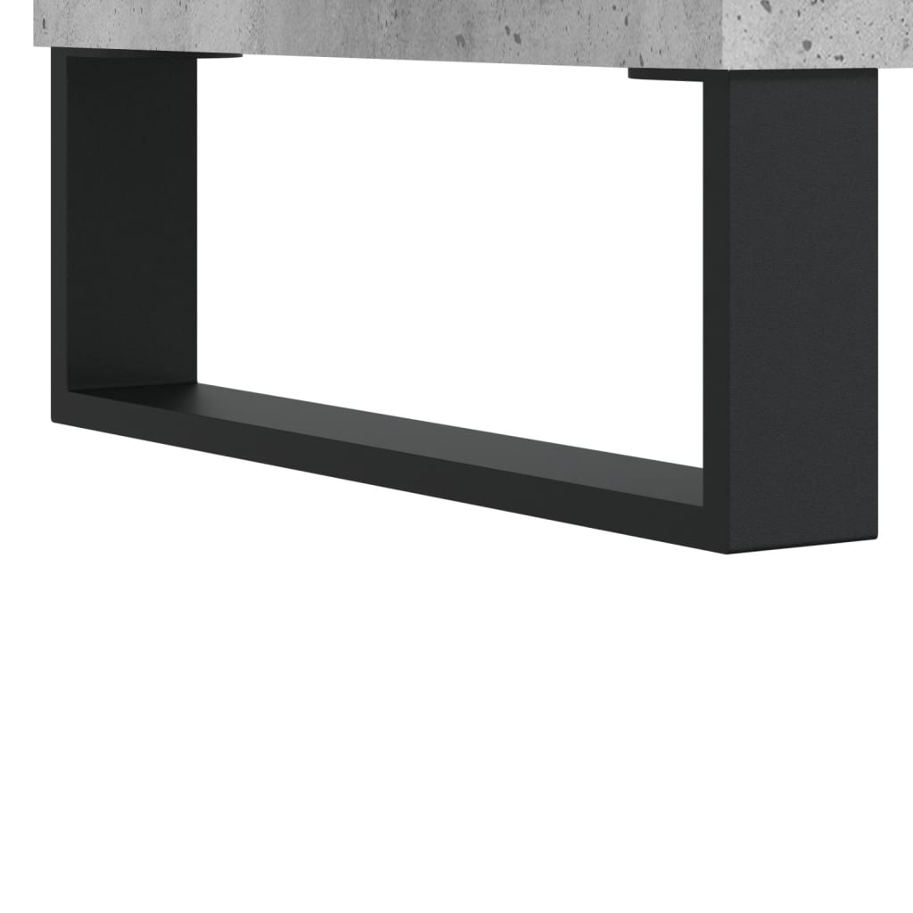 Coffee Table Concrete Grey 60x50x40 cm Engineered Wood