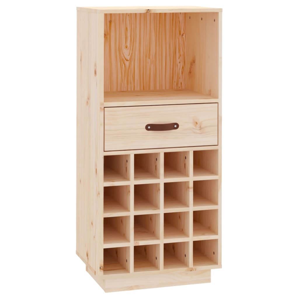 Wine Cabinet 45x34x100 cm Solid Wood Pine