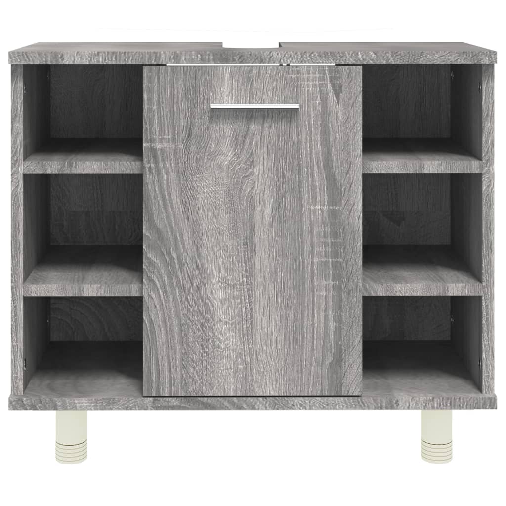 Bathroom Cabinet Grey Sonoma 60x32x53.5 cm Engineered Wood