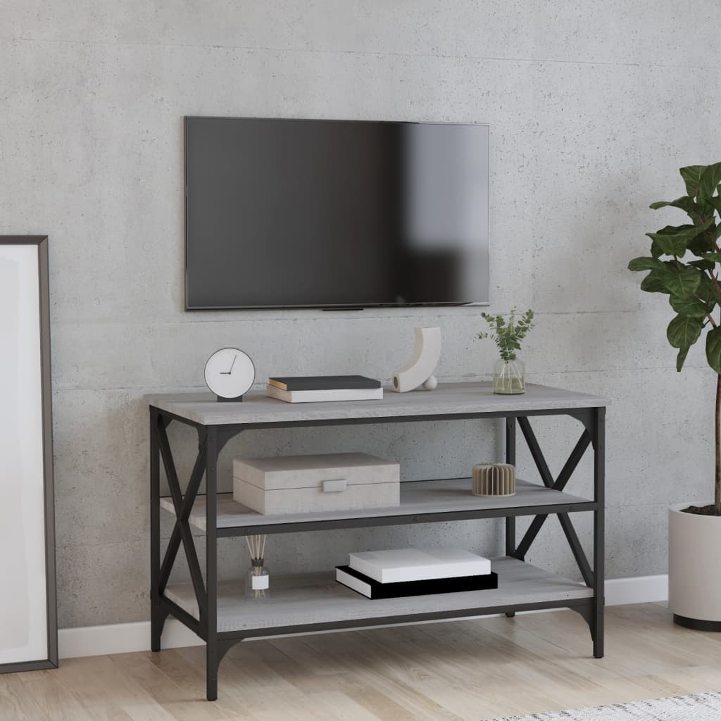 TV Cabinet Grey Sonoma 80x40x50 cm Engineered Wood
