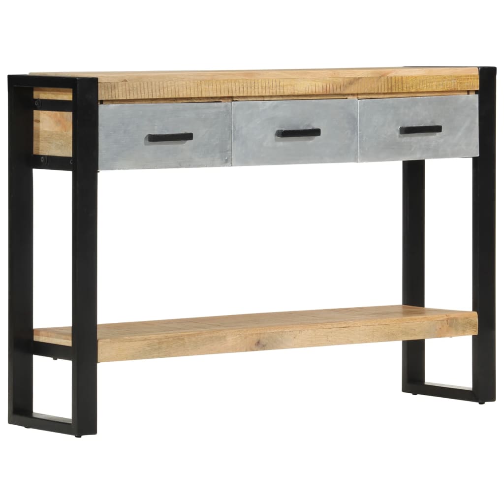 Console Table 110x30x76 cm Solid Rough Wood Mango