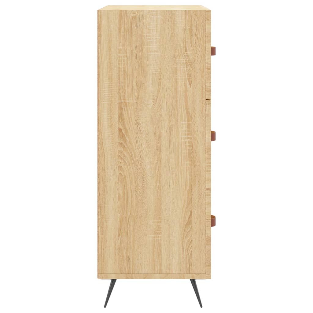Chest of Drawers Sonoma Oak 69.5x34x90 cm Engineered Wood