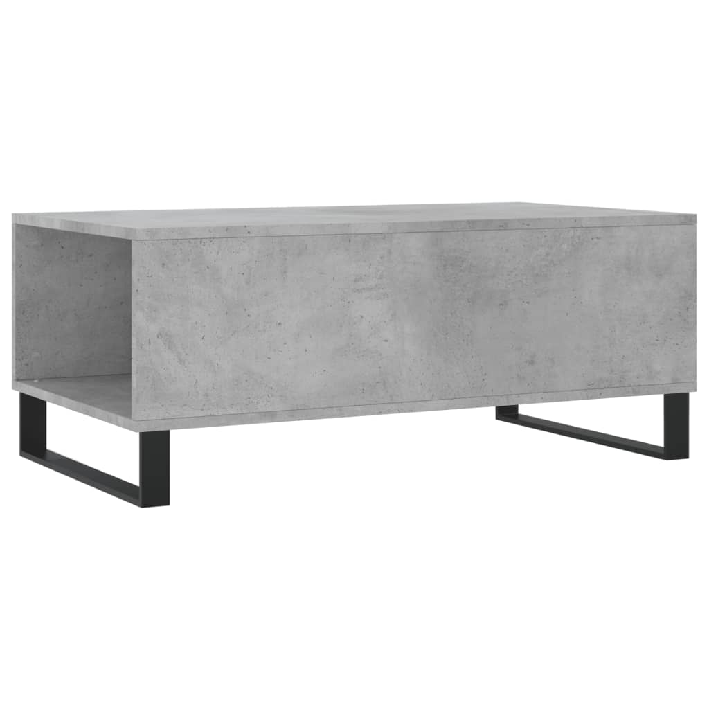 Coffee Table Concrete Grey 90x50x36.5 cm Engineered Wood