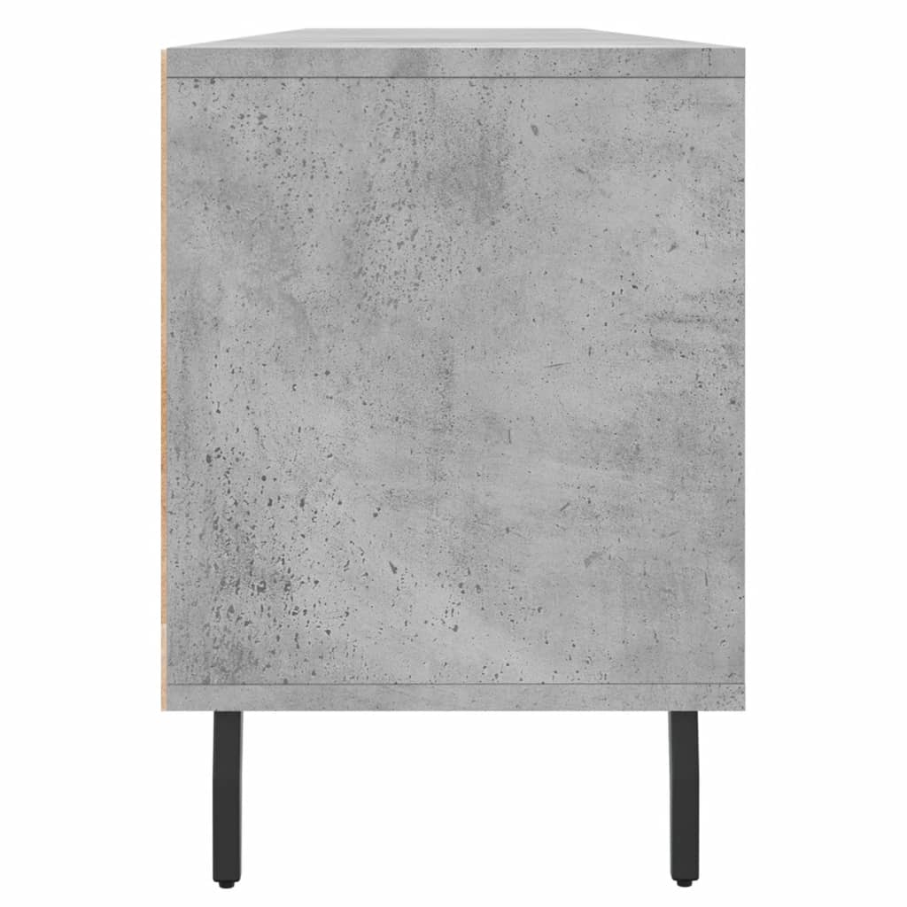 TV Cabinet Concrete Grey 150x30x44.5 cm Engineered Wood