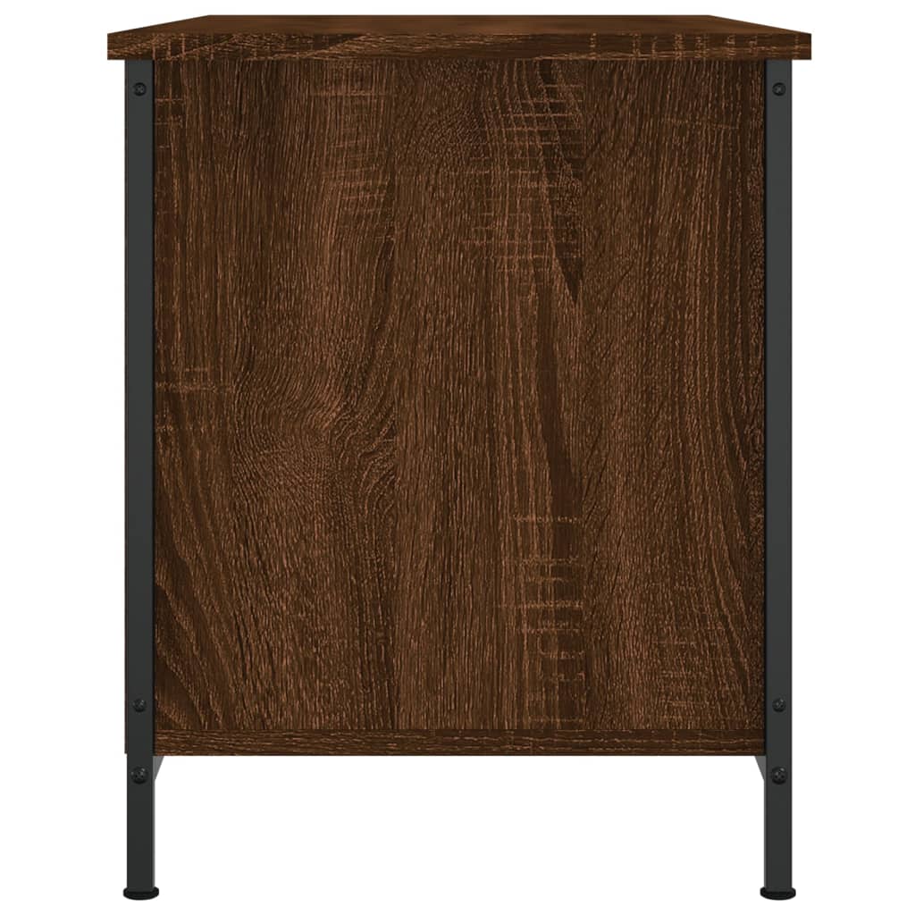 TV Cabinet Brown Oak 80x40x50 cm Engineered Wood