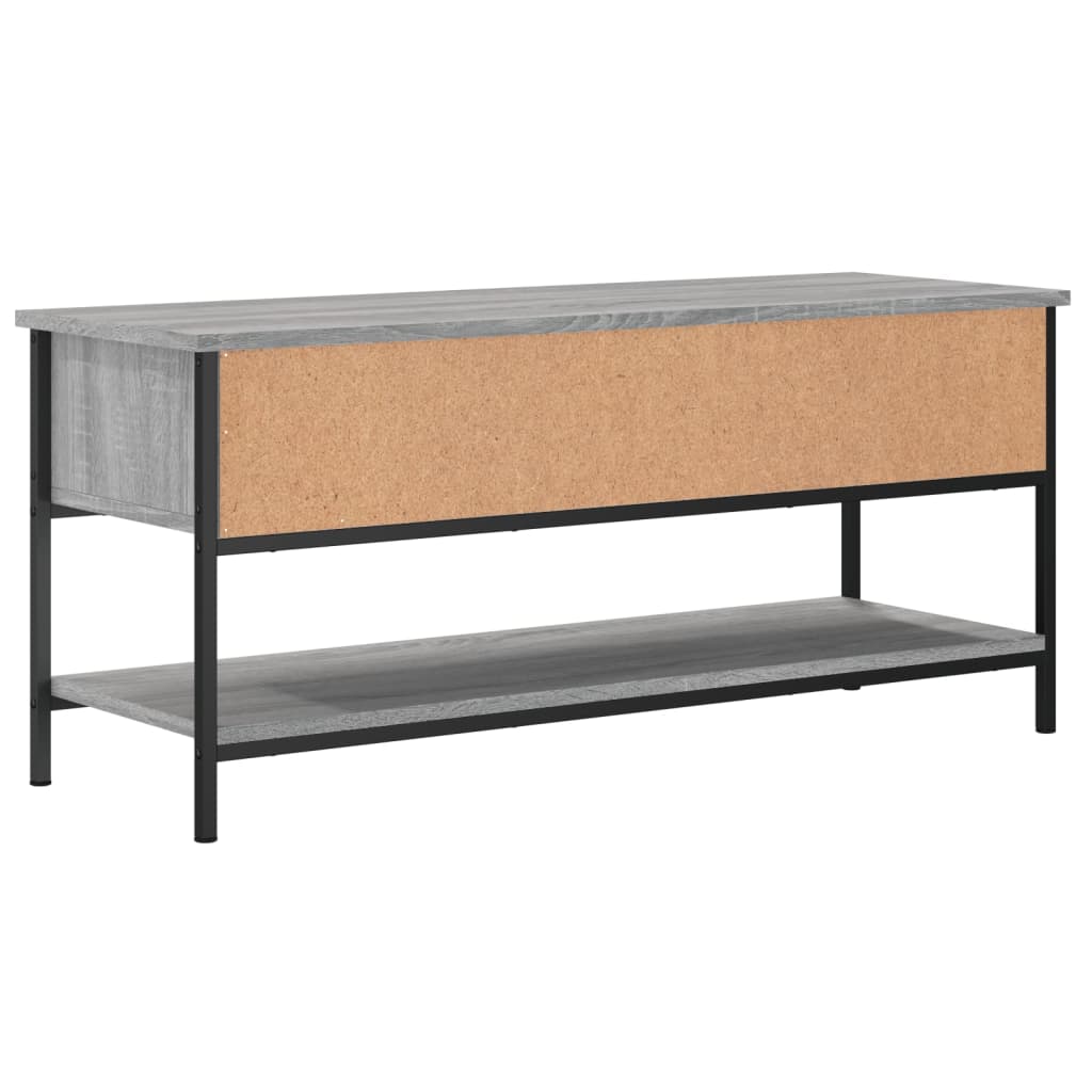 TV Cabinet Grey Sonoma 100x35x45 cm Engineered Wood