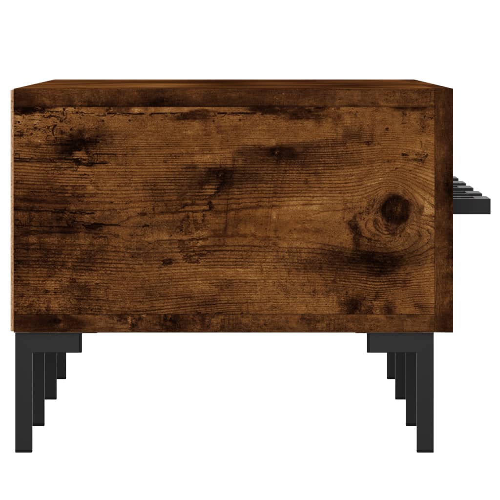 TV Cabinet Smoked Oak 150x36x30 cm Engineered Wood